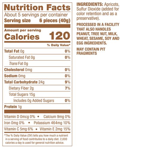 Good Sense Snacks | Apricots, Dried Unsweetened