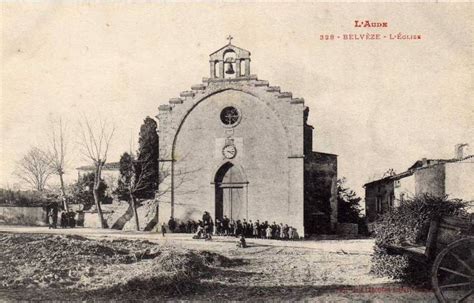 Belvèze du Razès BELVEZE L église Trés animée Carte postale