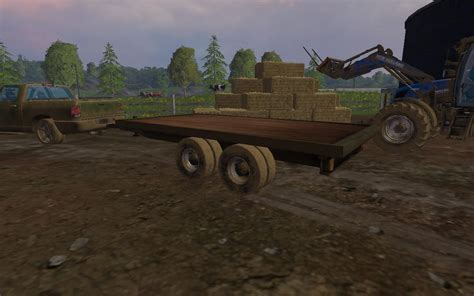 LIZARD FLATBED TRAILER Farming Simulator 19 17 22 Mods FS19 17