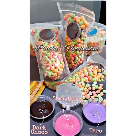 Jual Nyam Nyam Rice Balls Rice Crispy 50gr Saus Cup Ready Siap