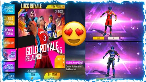 I Got All Rare Bundles Gold Royale Relaunch Freefire Rip Gold Coins