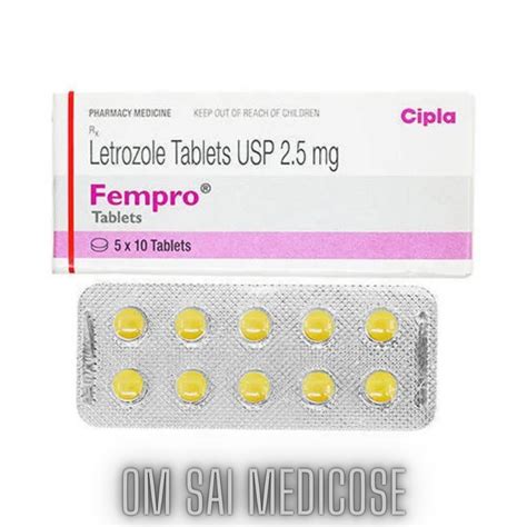 FEMPRO LETROHEAL LETROZE TAB Fempro Letrozole Tablets 2 5MG Packaging