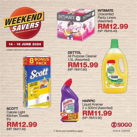 SOGO KL Supermarket Weekend Promotion From 14 16 June 2024