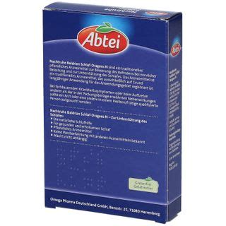 Abtei Nachtruhe Baldrian Schlaf Dragees N 90 St Shop Apotheke