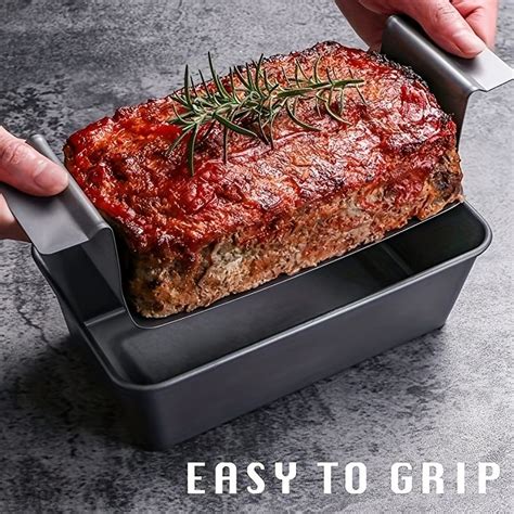 Temu｜Set, Meat Loaf Pan Bread Pan With Insert (9.84''x5.7''), 2pcs ...