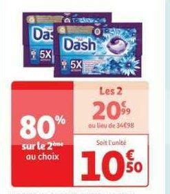 Anti Crise Fr Lessive Dash Pods Chez Auchan Supermarch