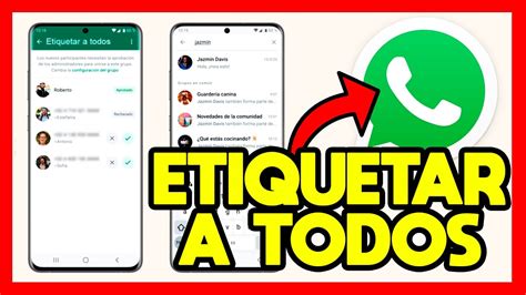 COMO ETIQUETAR A TODOS EN UN GRUPO DE WHATSAPP YouTube