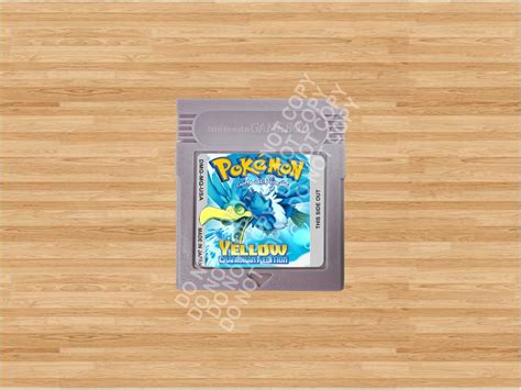 Pokemon Yellow Cramorant Edition 5V Game For Use On Etsy