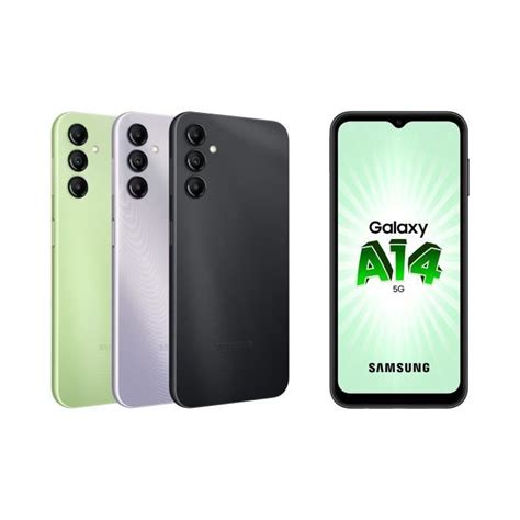 SAMSUNG Galaxy A14 5G Noir 64 Go Cdiscount Téléphonie