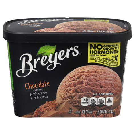 Nutrition Breyers Chocolate Ice Cream - Nutrition Ftempo