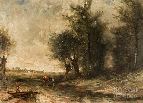 landscape painting  jean baptiste camille corot fine art america