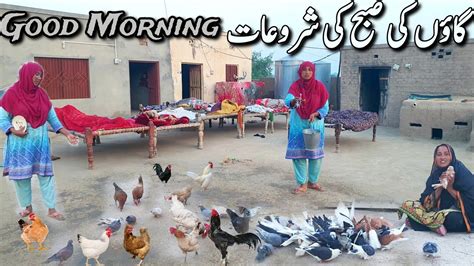 Pakistan Desert Village Morning Routine And Culture Village Morning