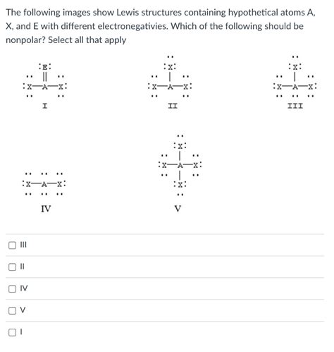 [Solved]: The following images show Lewis structures conta