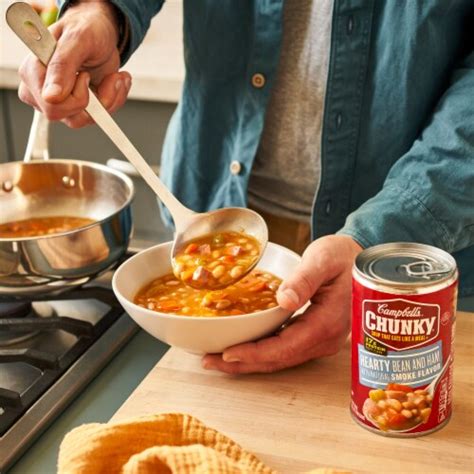 Campbell S Chunky Hearty Bean Ham Soup Case Sale Ct Oz Kroger