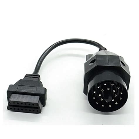 16 Pin Obd2 Adapter For Bmw 20 Pin To Obd2 Female Connector E36 E39 X5 Z3 For Bmw 20pin