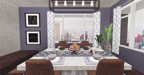 Bloxburg Dining Room Ideas Aesthetic 3 Cute Dining Table Ideas Bloxburg