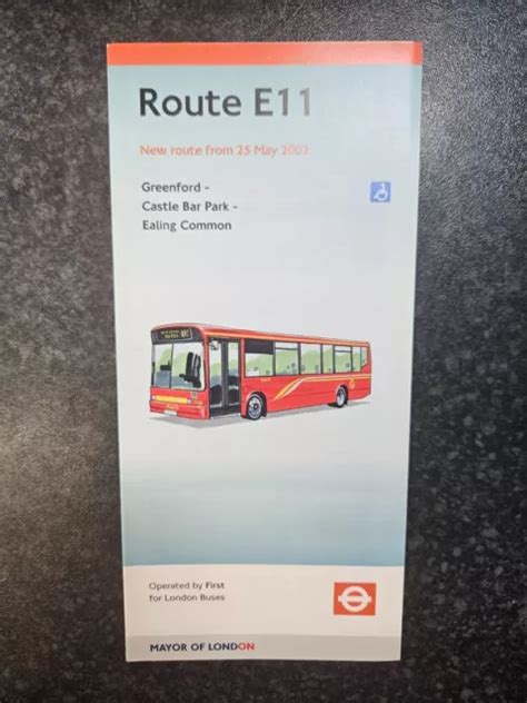 London Transport Timetable Leaflet London Buses First F X Eur