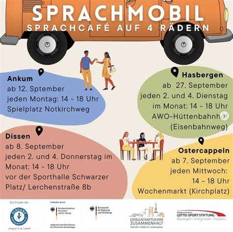 Sprachmobil Das Sprachcaf Auf Vier R Dern F Hrt Los House Of