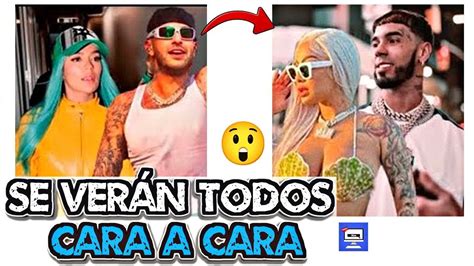 Karol G Con Feid Y Anuel Con Yailin Se Reencontrar N Todos Cara A