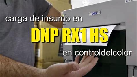 Impresora Fotografica Profesional Rx Hs De Dnp Youtube