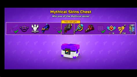 Opening A Mythical Skins Chest Pixel Pass Pixel Gun 3d Pg3d Youtube