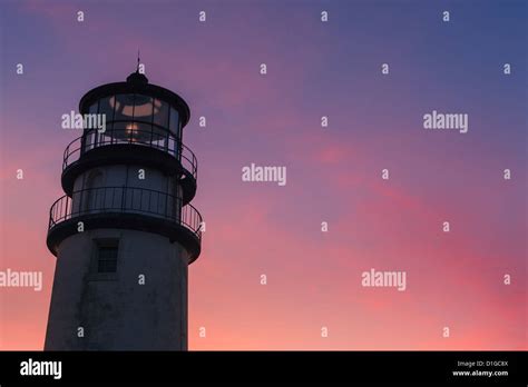 Cape Cods Oldest Lighthouse Highland Light At Truro Stock Photo Alamy