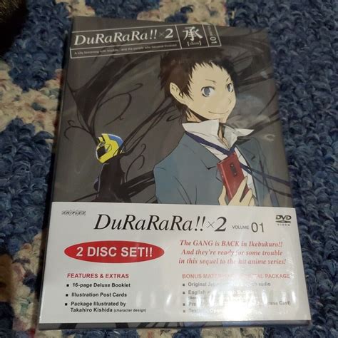 Durarara X2 Volume 1 Aniplex Dvd Limited Edition 2015 For Sale Online