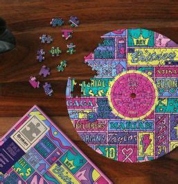 Pop Stars Ronde Legpuzzel 200 Stukjes FiftiesStore Nl