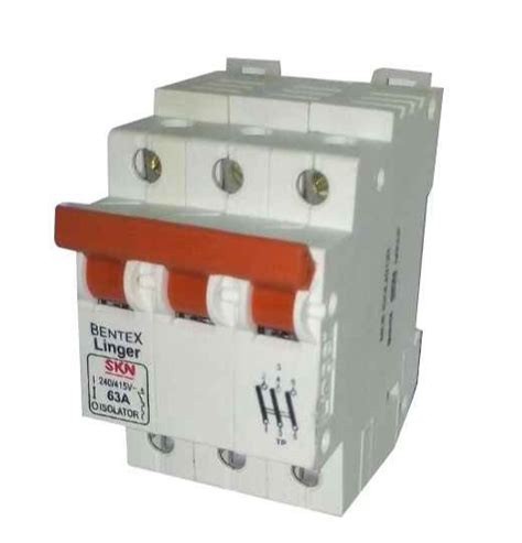 Bentex A Three Pole Isolator At Rs Piece Mcb In New Delhi Id