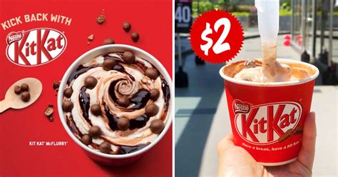 S2 Kit Kat Mcflurry Now Available At Mcdonalds Singapore Outlets Till