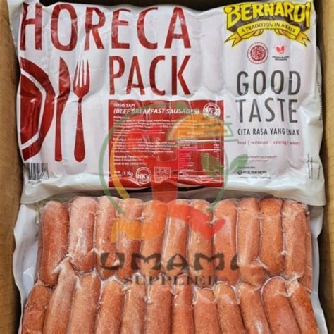 Jual Bernardi Bhp Beef Breakfast Sausages Sosis Sapi Cocktail Kg