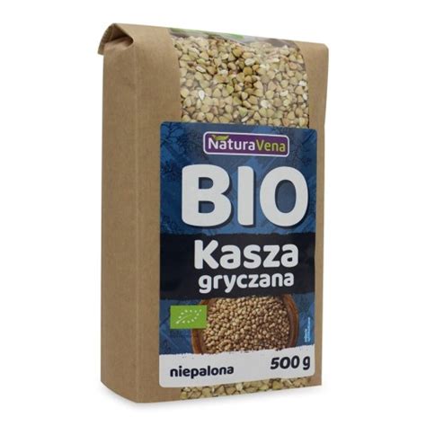 KASZA GRYCZANA NIEPALONA BIO 500 G NATURAVENA Sklep Internetowy