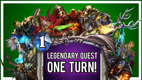 Completing Legendary Quests In One Turn Youtube