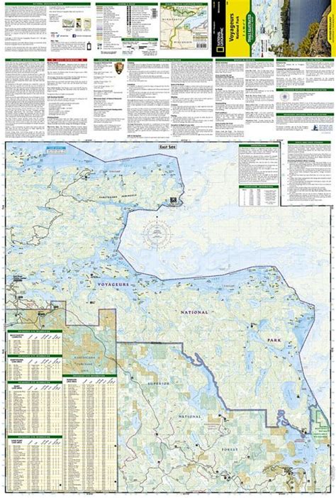 Voyageurs National Park Map Voyageurs National Park