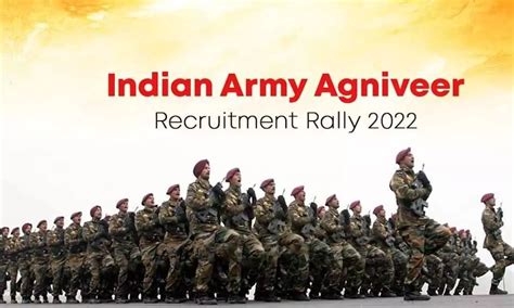 Indian Army Agniveer Recruitment 2022 Agniveer Bharti Rally For Up And