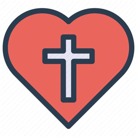 Heart With Cross Png