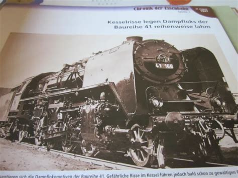 CHRONIK DER EISENBAHN N 2 1941 Kesselrisse Legen BR 41 Lahm EUR 3 65