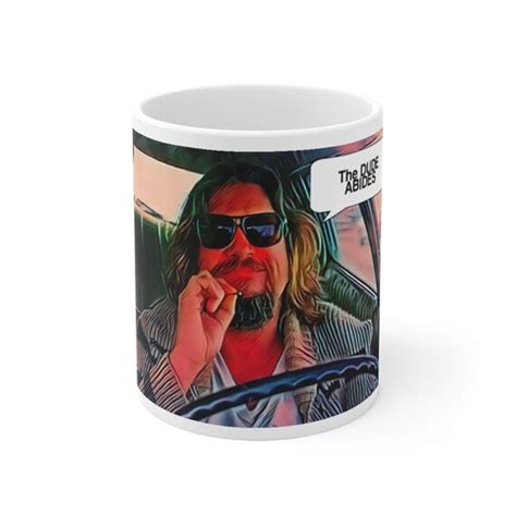 Dude Abides Big Lebowski Coffee Mug Etsy