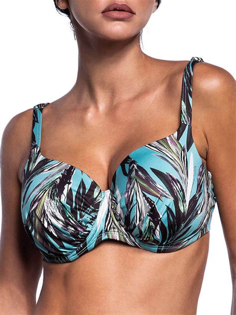 Bluepoint Pastel Palm Bikini Σουτιέν Petrol 22066108D 21 Skroutz gr