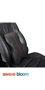 Amazon Awave Bloom Lumbar Support Pillow For Car Genuine Leather