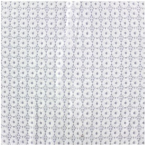 Openwork Lycra Fabric Circle White X Cm Ma Petite Mercerie