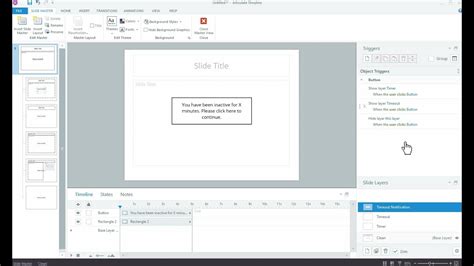 Articulate Storyline Tutorial Timer With Timeout Pause Feature