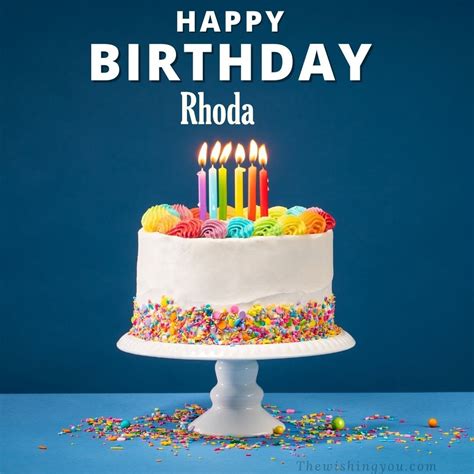 100 Hd Happy Birthday Rhoda Cake Images And Shayari