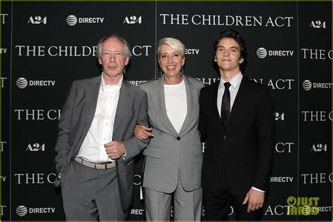 Emma Thompson & Fionn Whitehead Premiere 'The Children Act' in NYC ...