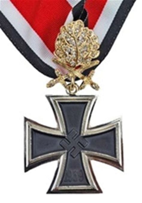 Knights Cross With Oak Leaves And Swords And Diamonds Ritterkreuz Mit