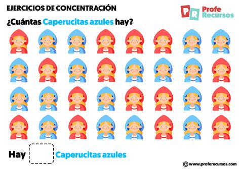 Ejercicios De Concentración Para Niños Fichas De Atención