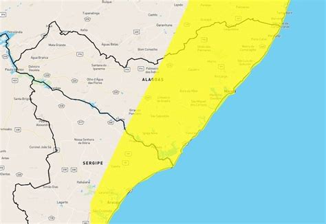 Inmet Emite Alerta Amarelo De Chuvas Para 73 Cidades De Al Alagoas G1