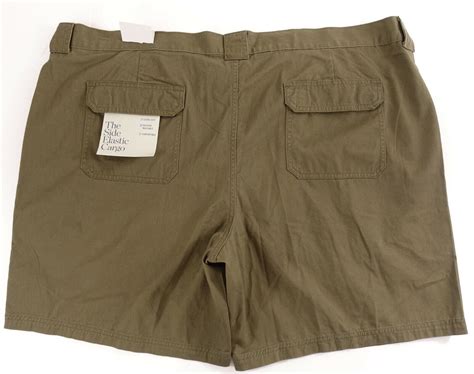 Croft And Barrow Side Elastic Waistband Cargo Shorts Men Big And Tall