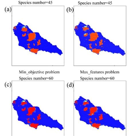 Vegetation Restoration Priority Area By Prioritizr For Different