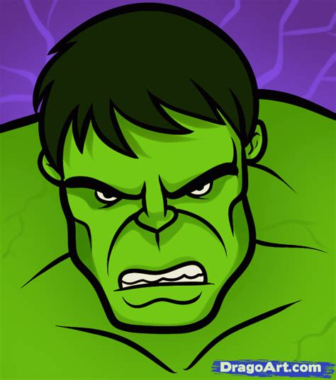 Hulk Cartoon Drawing at GetDrawings | Free download